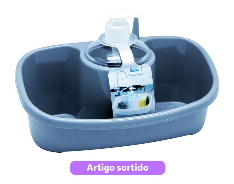 Dispensador Para Detergente Da Loiça 77 15.5X17X14Cm Cores Sortidas