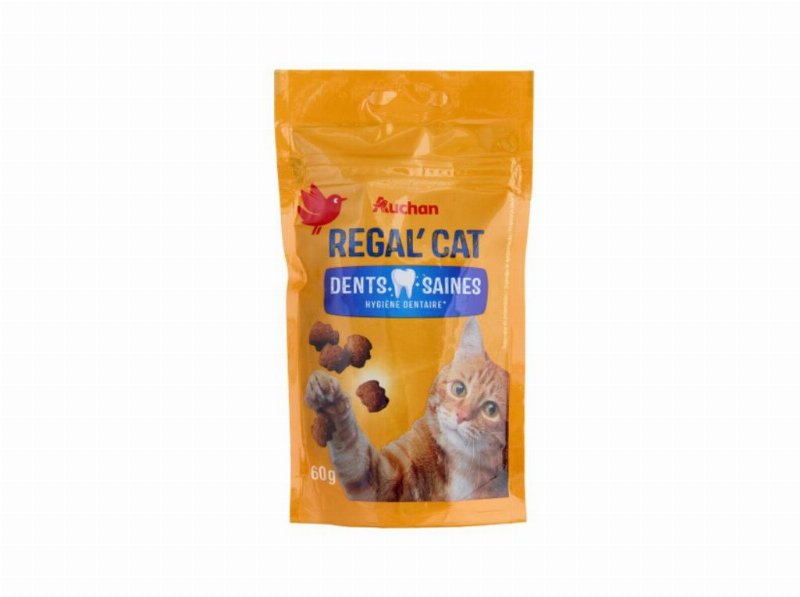 Snacks Para Gato Auchan Adulto Régal' Cat Higiene Dental 60 g