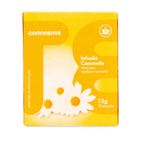 Infusão Camomila Saquetas Continente 10 Un