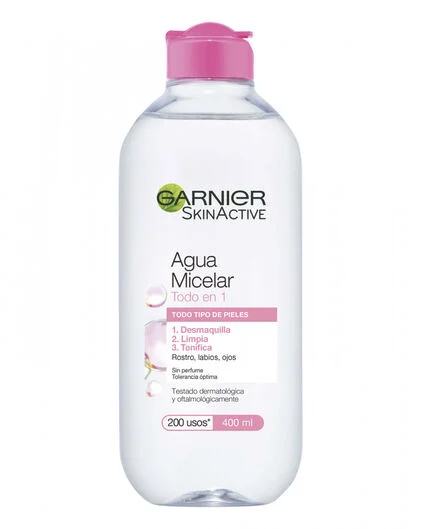 Água Micelar Clássica Para Peles Normais Tudo-Em-1 Garnier 0.4L