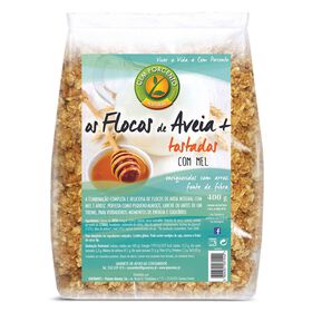 Flocos Aveia Com Mel Cem Porcento 400 gr