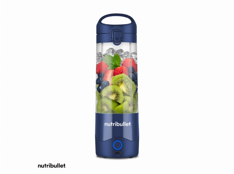 Liquidificadora Portátil Nutribullet Nbp003Nbl 475 ml Usb Azul