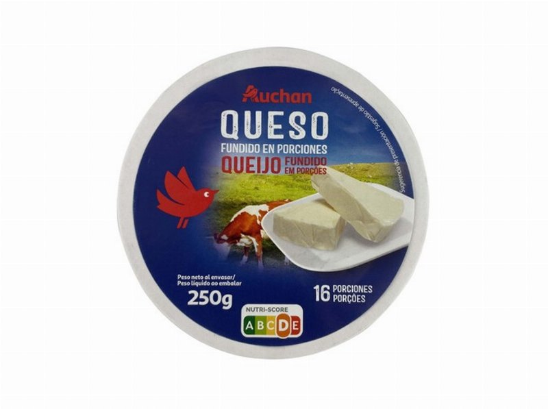 Queijo Fundido Auchan 16 Porções 250 g