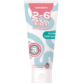 Pasta De Dentes Infantil 2-6 Anos Continente 75 ml
