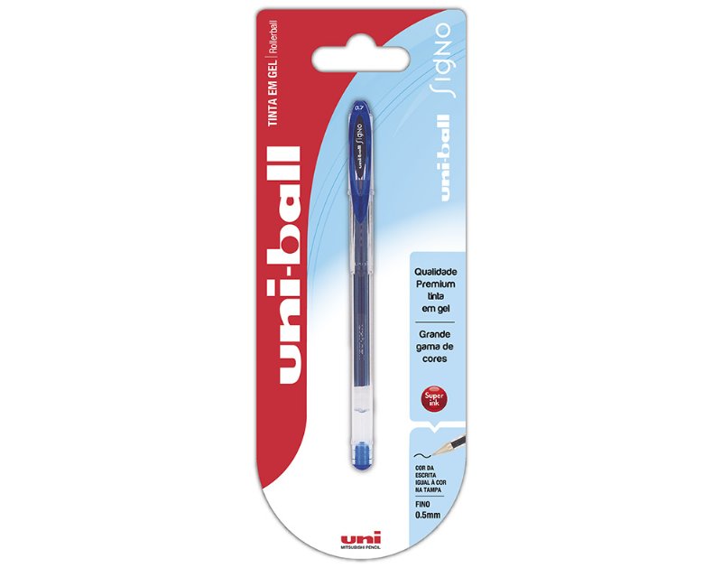 Esferográfica Uni-Ball Signo Um-120 Gel Azul