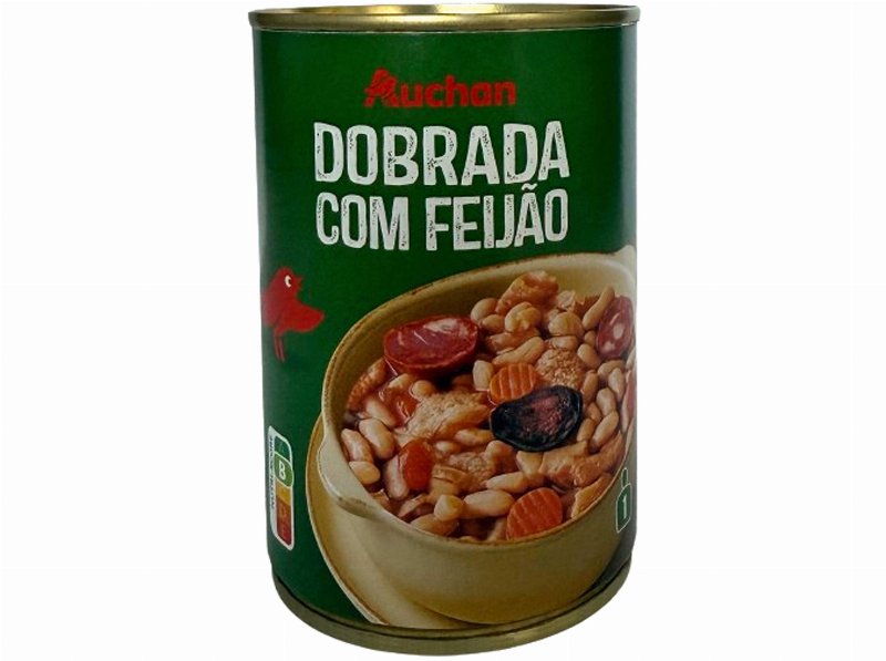 Dobrada Com Feijão Auchan 420 g