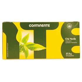 Chá Verde Saquetas Continente 25 Un