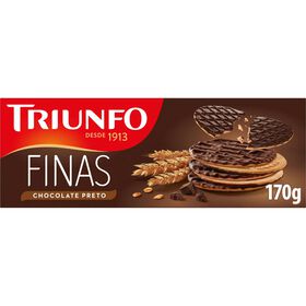 Bolachas Digestivas Finas Com Chocolate Preto Triunfo 170 gr