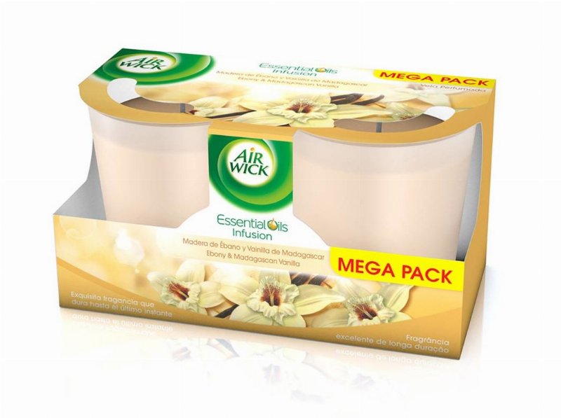 Vela Ambientadora Air Wick Baunilha 2X105 g