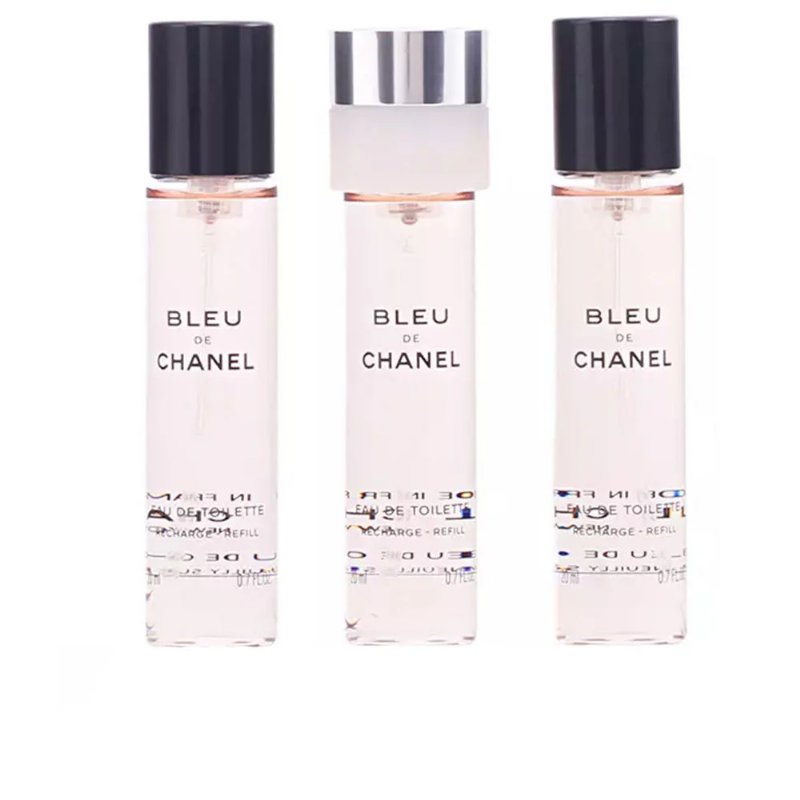 Chanel Bleu Eau De Toilette Vaporizador Refill 3 X 20 ml