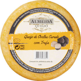 Queijo De Ovelha Curado Com Trufa Queijaria Almeida 1 Un (Médio)