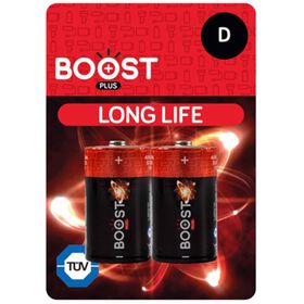 Pilhas Tipo D Standard Boost 2 Un