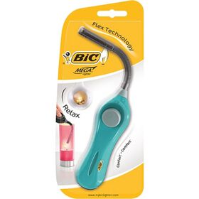 Isqueiro Megalighter U-140 Flex Azul Bic 1 Un