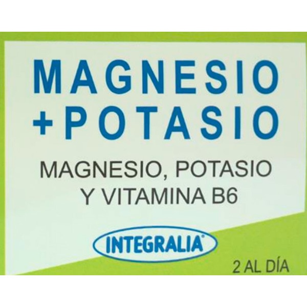 Magnésio + Potássio 60 cápsulas