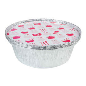 Embalagens Take Away Com Tampa Redondas 21Cm Kasa