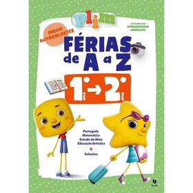 Plim! Férias De A A Z - 1.º > 2.º Ano - 2023