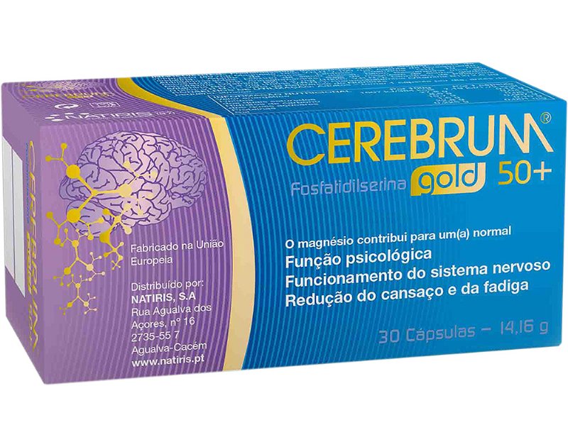 Suplemento Cerebrum Gold 50+ 30 Cápsulas