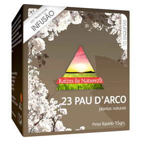 Infusão Nº23 Pau D'arco Saquetas Raízes Da Natureza 10 Un