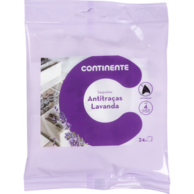 Inseticida Antitraças Saquetas Lavanda Continente 24 Un