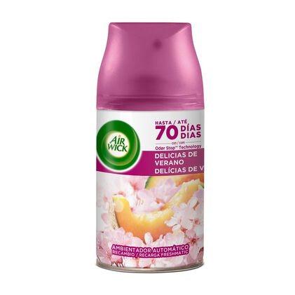 Ambientador Recarga Freshmatic Delícias De Verão Air Wick 1Un