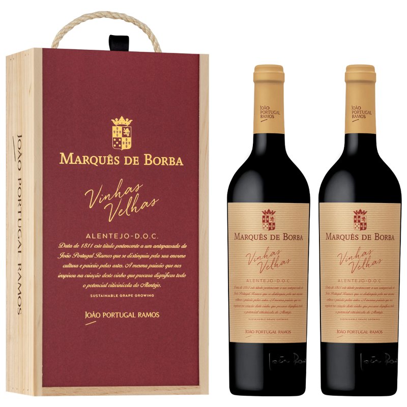 Vinho Tinto Do Alentejo Vinhas Velhas Pack 2 Unidades 75 cl
