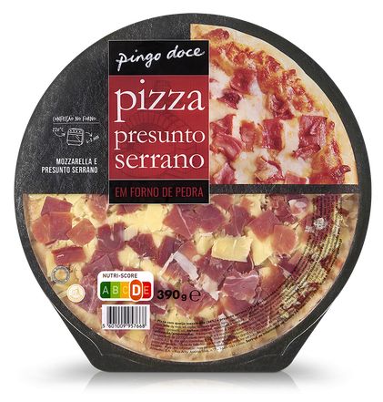 Pizza Fresca De Presunto Serrano Pingo Doce 0.39Kg