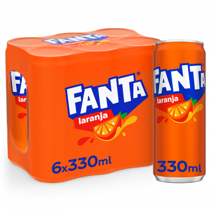 Refrigerante Fanta Laranja Pack 6 Fanta 6x1.98L