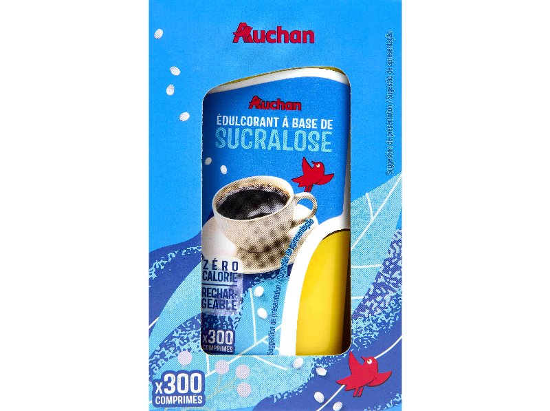 Adoçante Auchan Com Doseador 300 Un