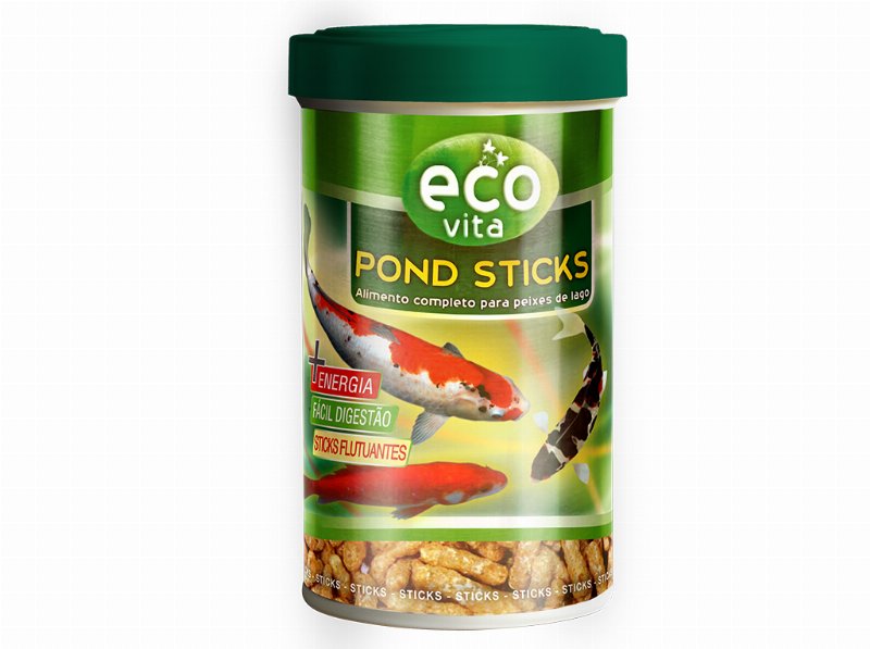 Alimento Para Peixe Lago Eco-Vita Pond Sticks 1 l