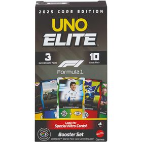 Uno - Jogo De Cartas Uno Elite Fórmula 1 Pack Reforço