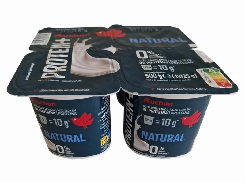 Iogurte Magro Proteína Auchan Natural 4X125 g