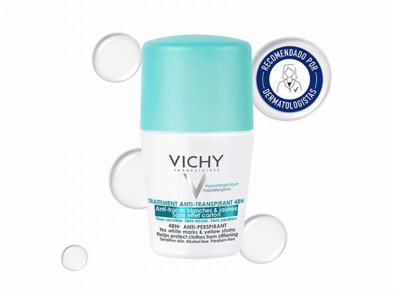 Desodorizante Vichy Antitranspirante 48H Manchas 50 ml