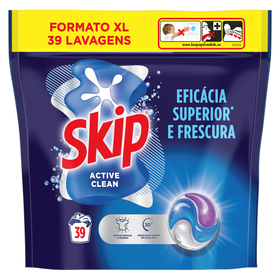 Detergente Máquina Roupa Cápsulas Active Fresh Skip