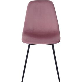 Cadeira Velvet Rosa Kasa