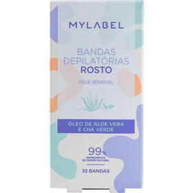 Bandas Depilatórias Cera Faciais Aloe Vera Mylabel 32 Un