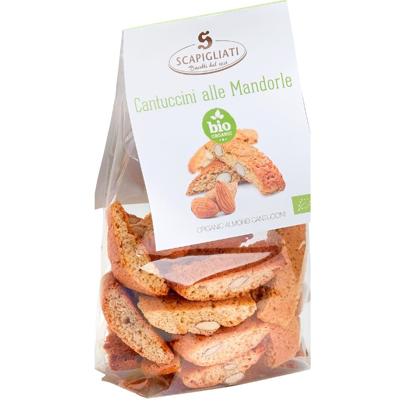 Bolachas De Amêndoa Cantuccini Alle Mandorle Biológicas 150 g