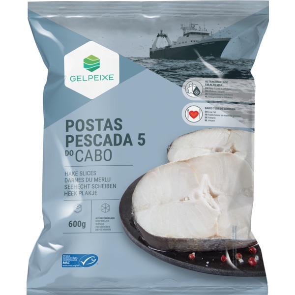 Pescada Do Cabo Postas Nº 5 600 g