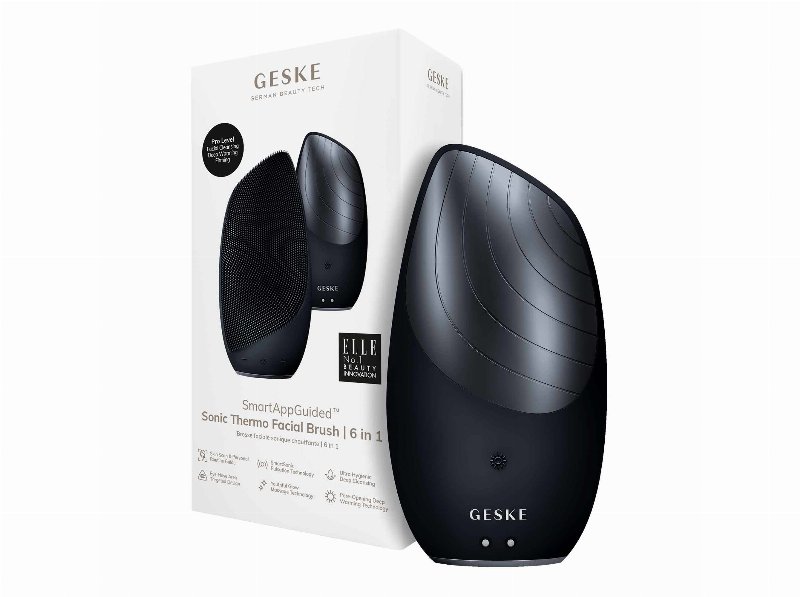 Escova Facial Geske Thermo 6Em1 Preta