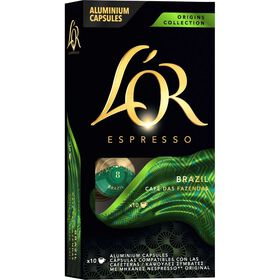 Cápsulas De Café Brasil Int 8 l'or 10 Un