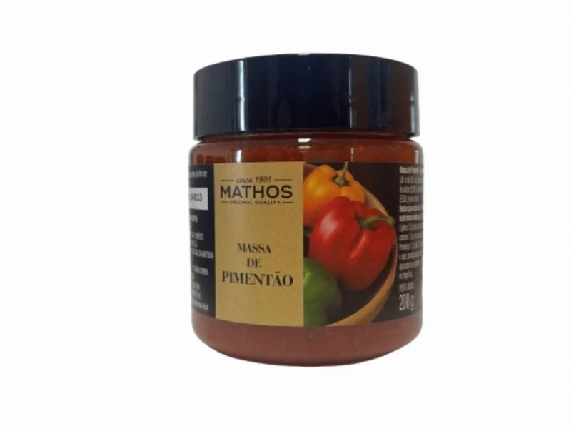 Massa Pimentão Mathos 200 g