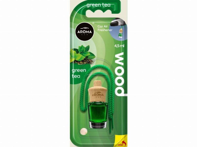 Ambientador Auto Aroma Car Wood 4.5 ml Green Tea