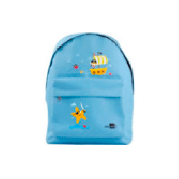 Mochila Escolar 380X280X120Mm Liderpapel Azul