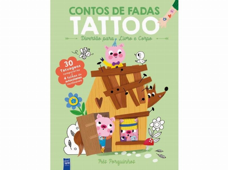 Livro Contos De Fadas - Tattoo - Os Três Porquinhos