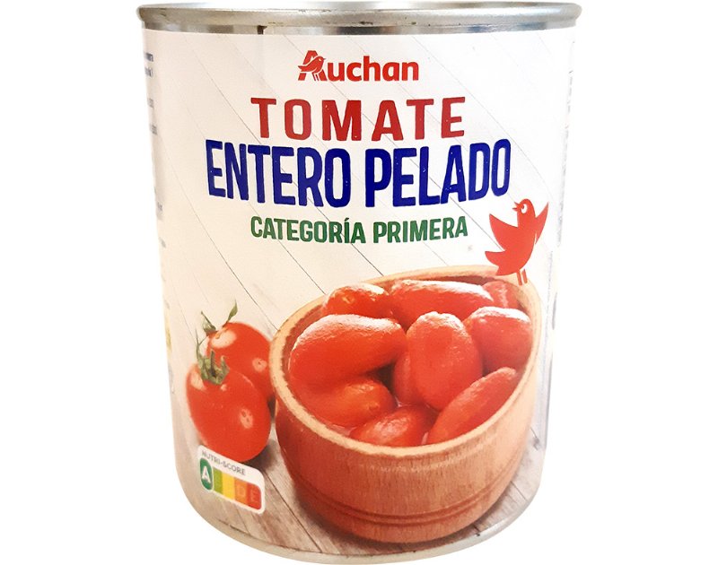 Tomate Auchan Inteiro Pelado 765 (476) G