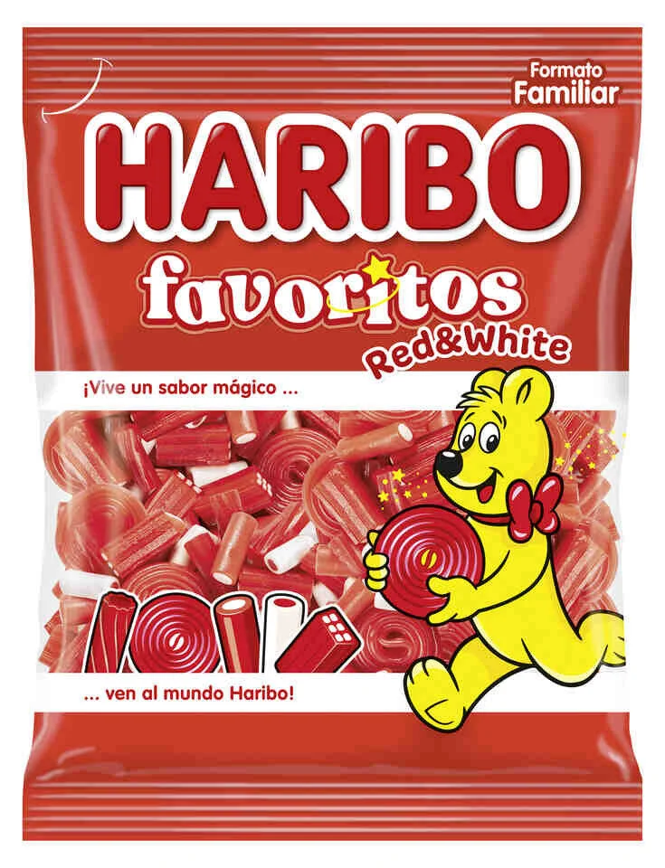 Gomas Favoritos Red&White Haribo 250 g Haribo 0.25Kg