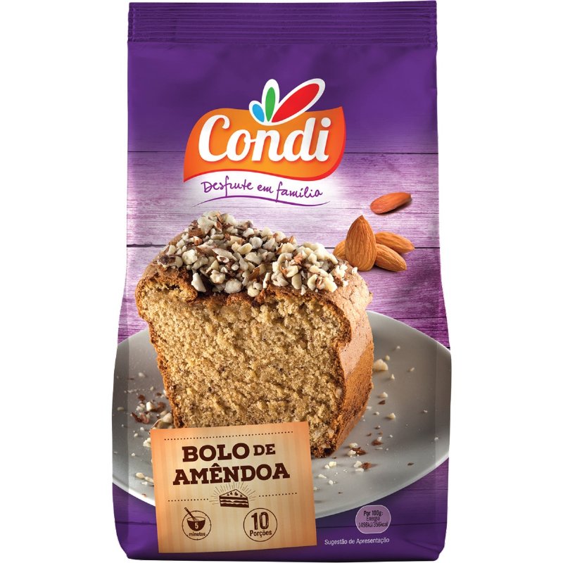 Preparado Para Bolo De Amêndoa 400 g
