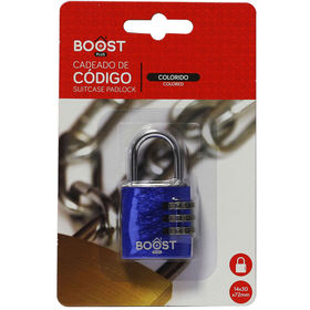 Cadeado Com Código (Várias Cores) Boost 1 Un