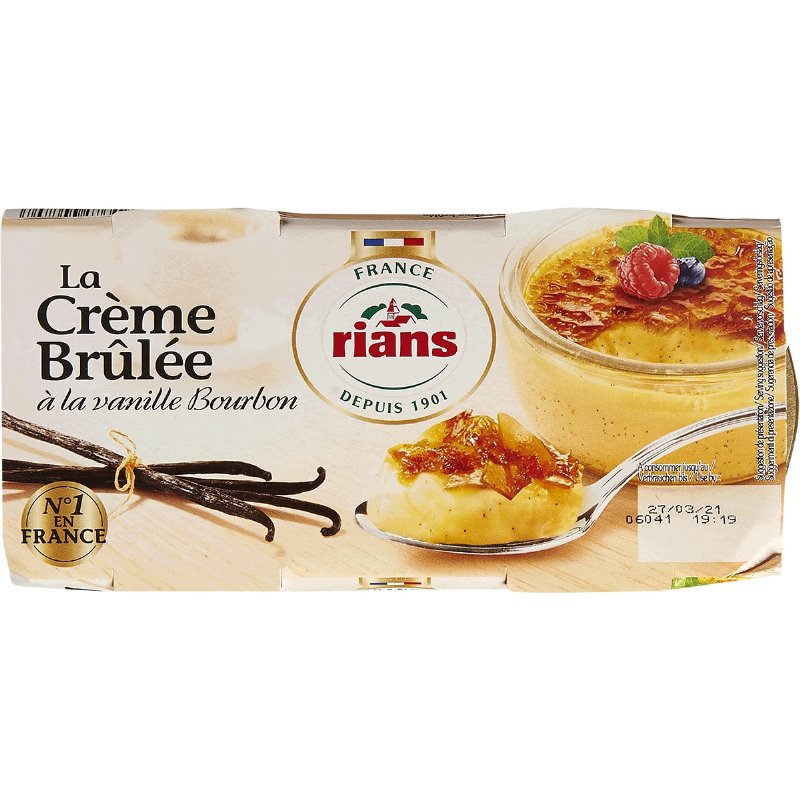 Creme Brûlée De Baunilha Pack 2 100 g