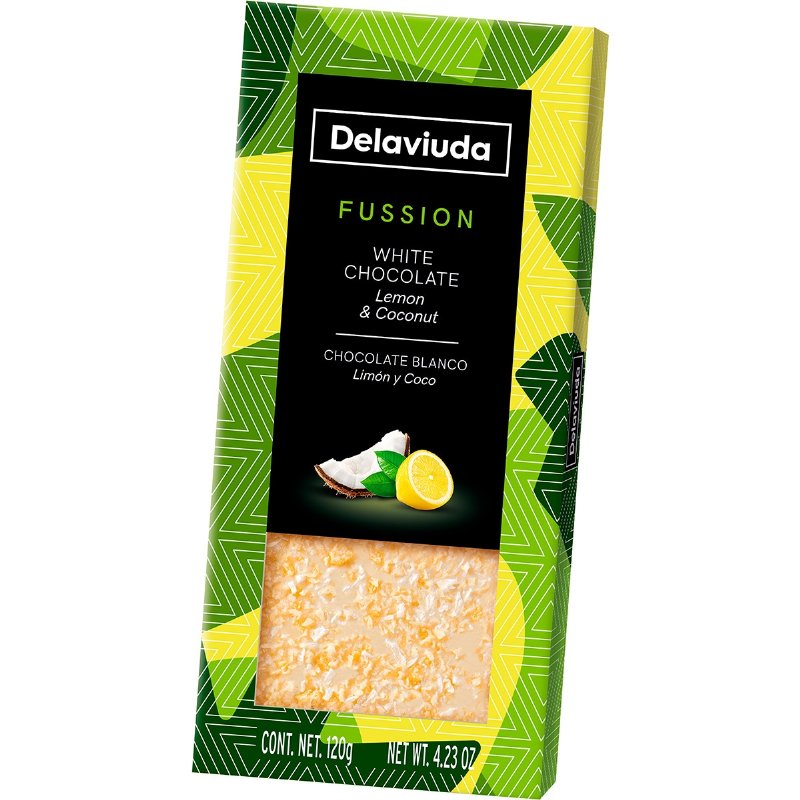 Chocolate Branco De Lima E Coco 120 g