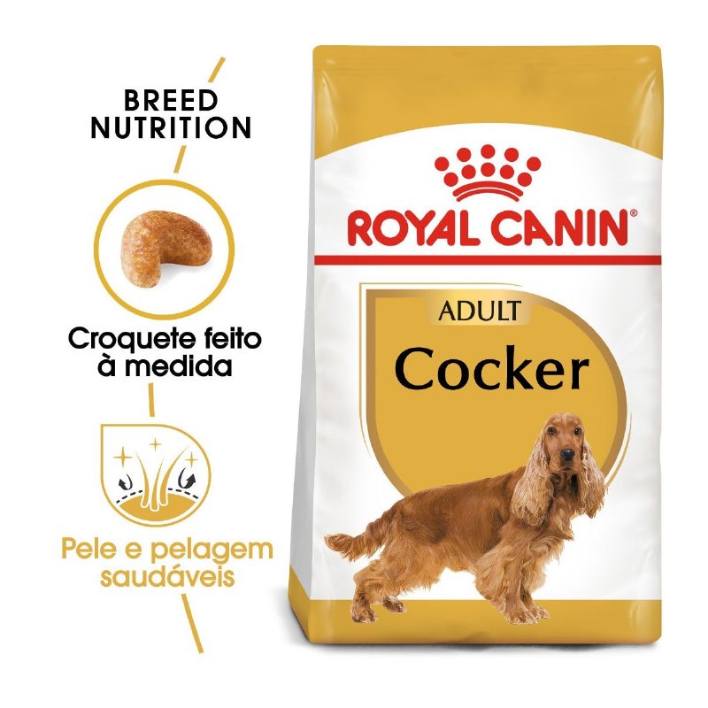 Ração Para Cão Cocker Adulto A Partir Dos 12 Meses 3 kg